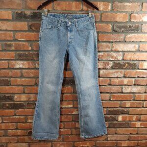 Vintage SilverTab by Levi's Mid-rise Rigid Denim Flare Jeans Y2K Women's 5